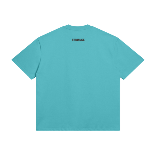 Blue t shirt trianlge