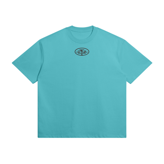 Blue t shirt trianlge