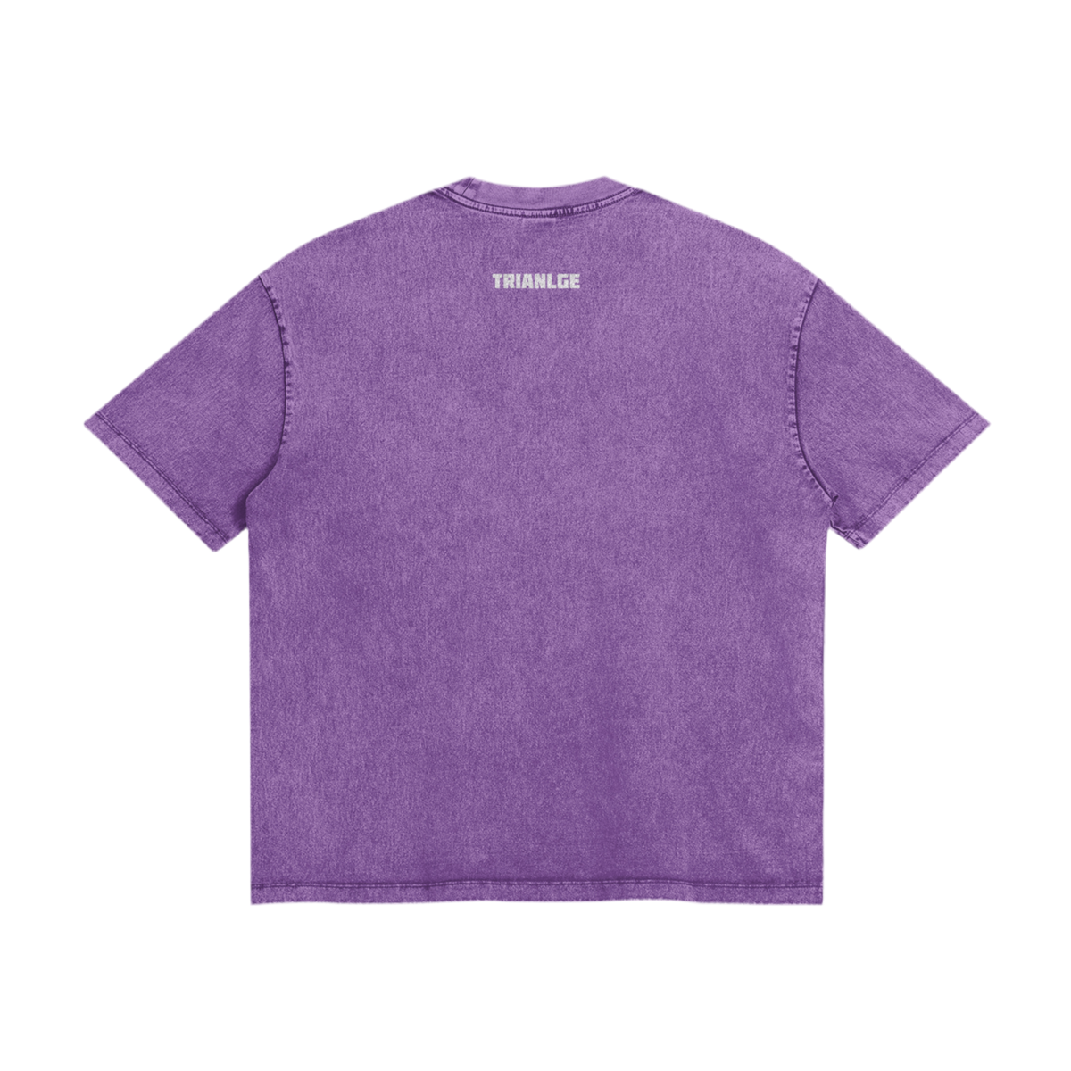 Purple t shirt trianlge