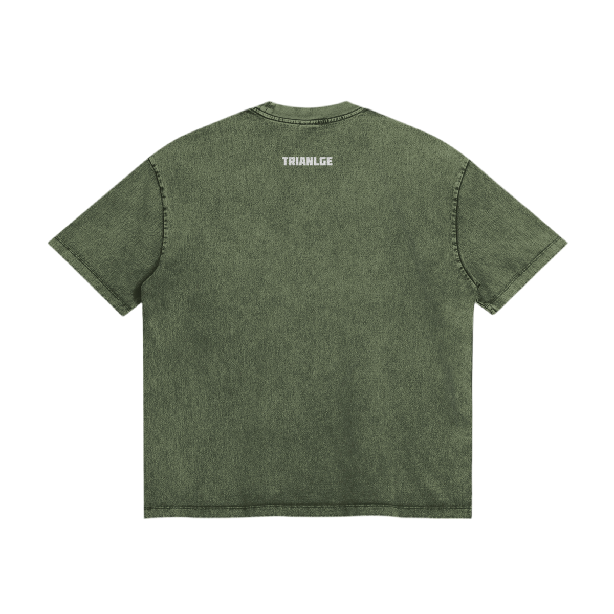 Green t shirt trianlge