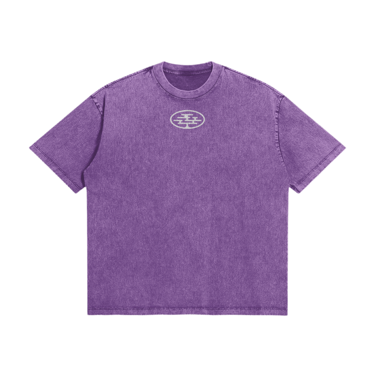 Purple t shirt trianlge