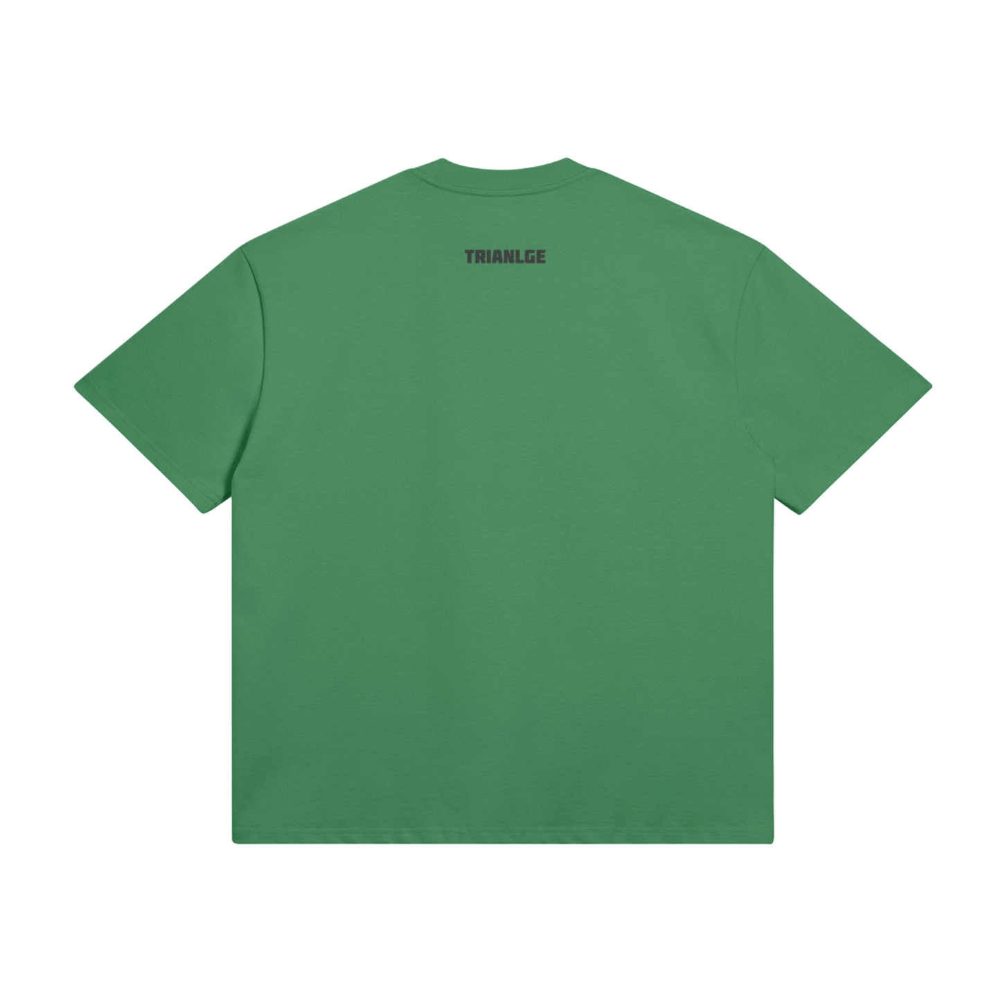 Green t shirt trianlge