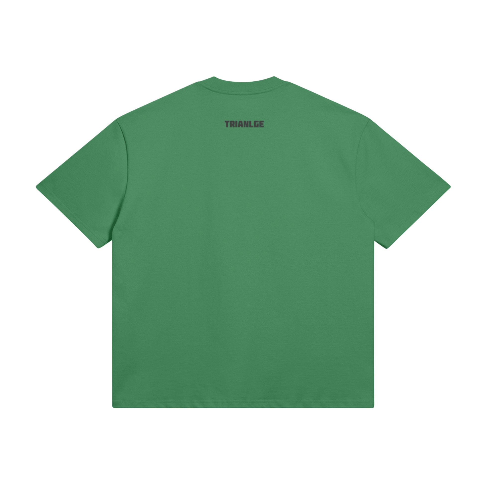 Green t shirt trianlge