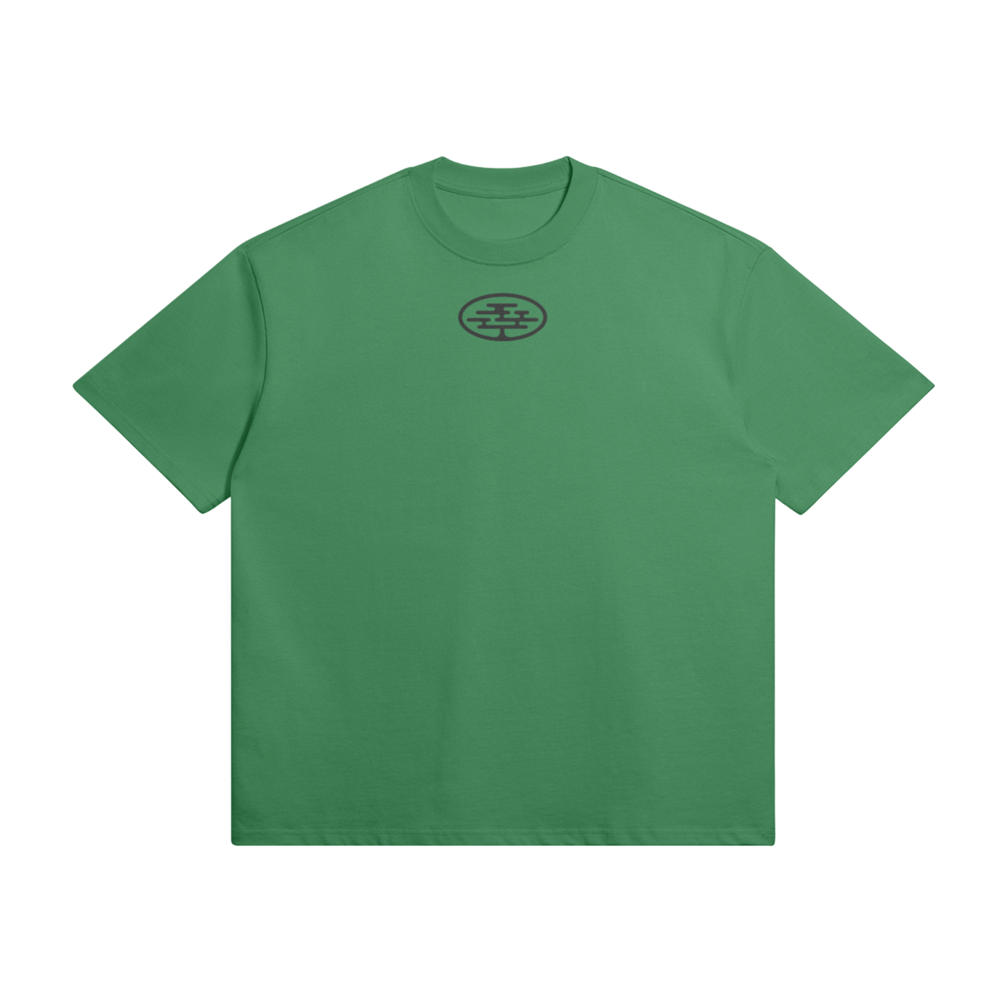 Green t shirt trianlge