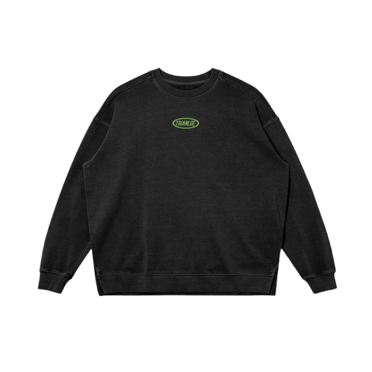 Unisex Heavyweight Oversized Side Slit Faded Sweatshirt